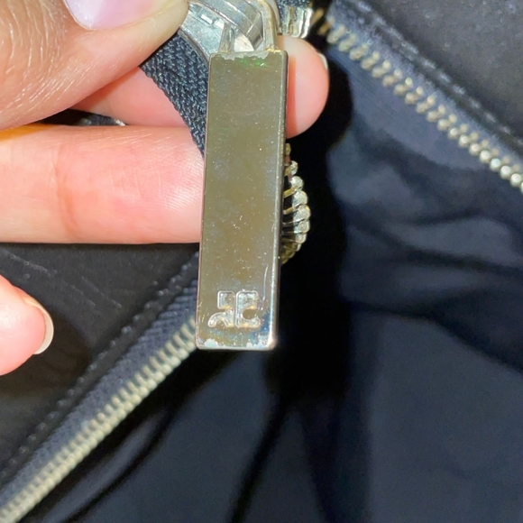 RARE Courreges VINTAGE Suède Leather Bag HTF - Picture 9 of 13